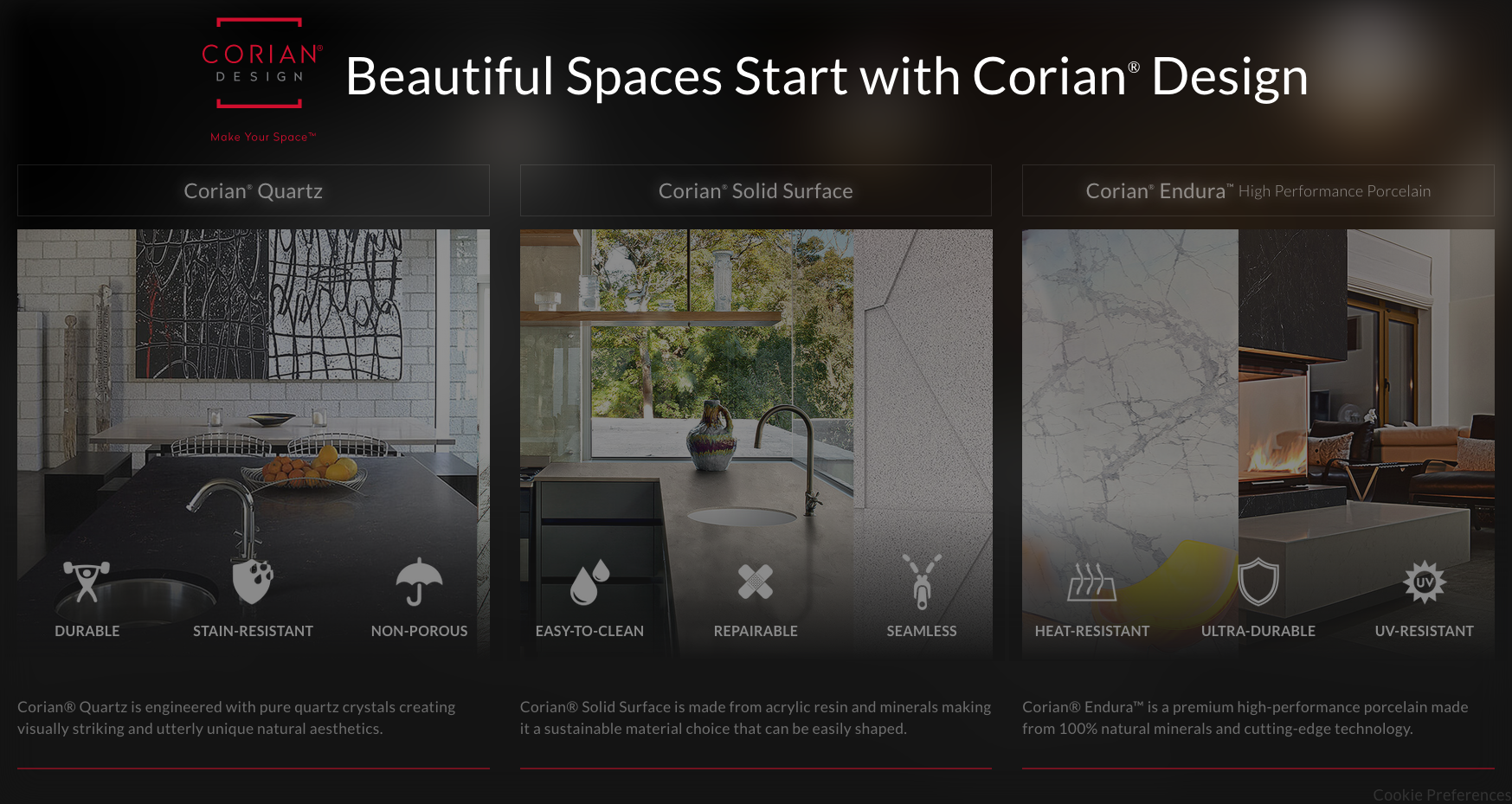 Corian Website Image